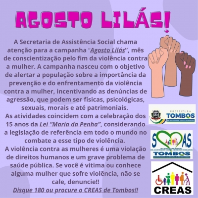 AGOSTO LILÁS